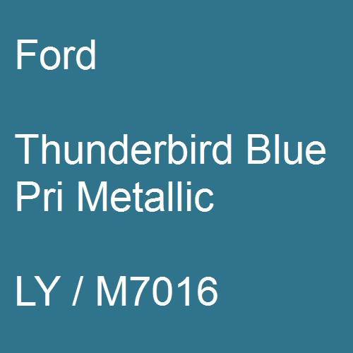 Ford, Thunderbird Blue Pri Metallic, LY / M7016.